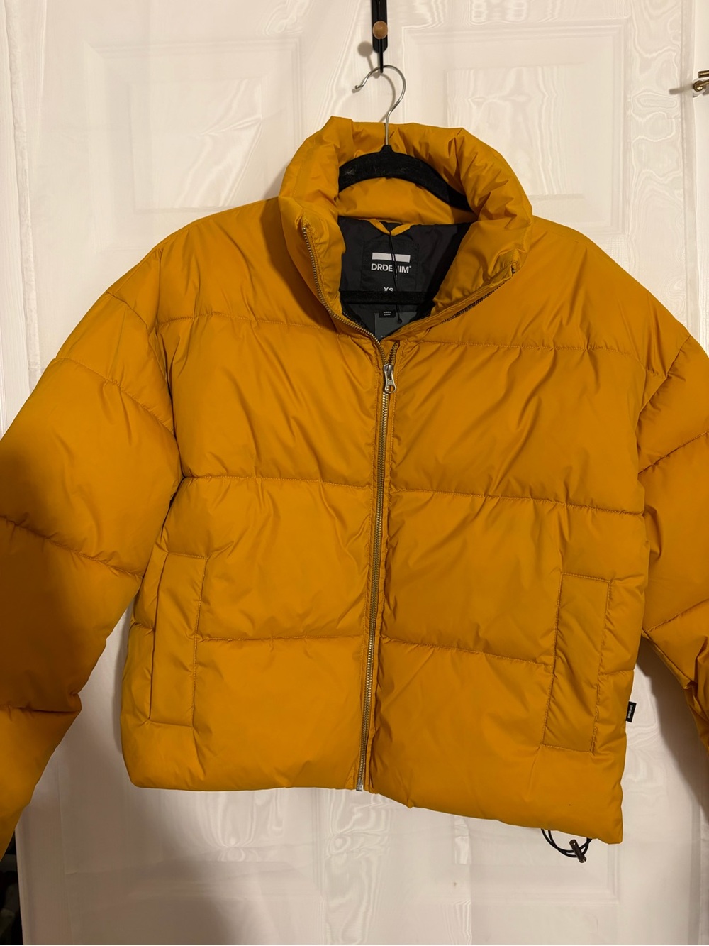 Dr Denim Skylar Women's Puffer Jacket Gold Digger size XS
